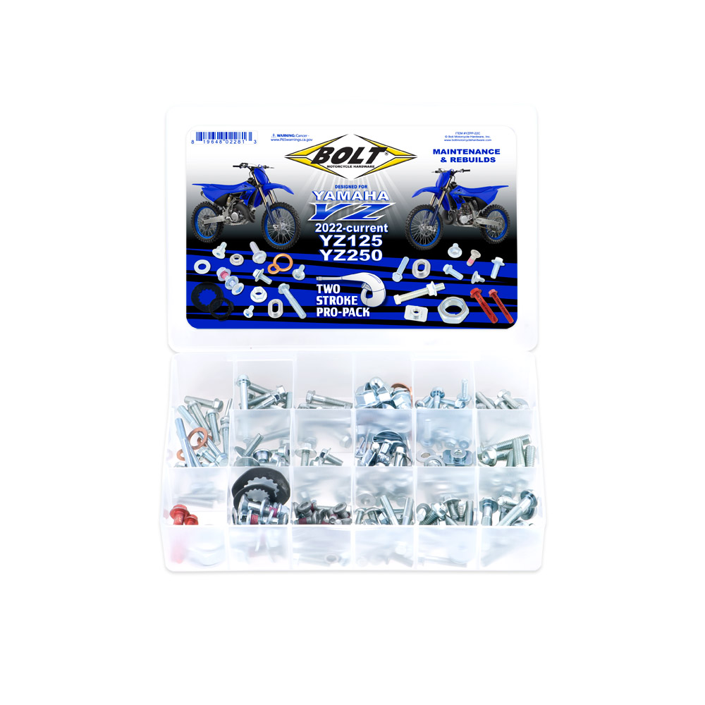 PRO PACK FASTENER KIT YAMAHA YZ125-250 22-26, YZ125X/250X 23-26